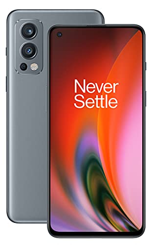 OnePlus Nord 2 5G 8GB RAM 128GB ROM Smartphone with triple camera and Warp Charge 65W - 2 years warranty - Gray Sierra