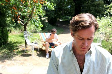Call Me by Your Name: Armie Hammer and Timothée Chalamet in an image from the film