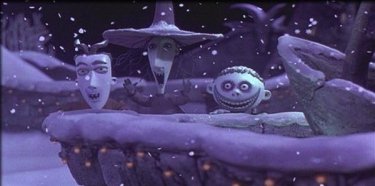 A scene from the movie Nightmare Before Christmas (1993)