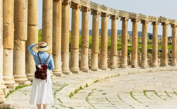 Jerash, the best preserved Roman city in the Middle East