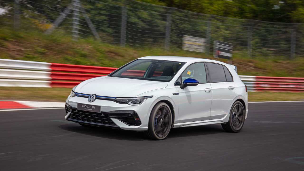 Volkswagen Golf R 20 ans, the record of the Nurburgring
